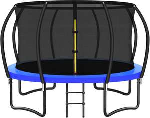 <span class=keywords><strong>Trampoline</strong></span> d'extérieur géant pour enfants, homologué ASTM, avec filet de sécurité et échelle, disponible en tailles 8FT, 10FT, 12FT, 14FT, 16FT - Product Image 4