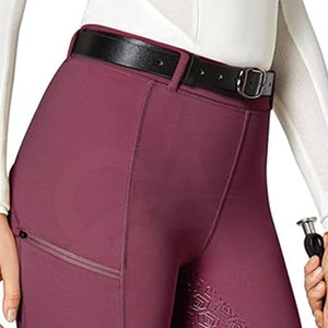 Pantalons d'équitation pour femmes, pantalon de montée flexible à compression, vêtements de sport équestres, jodhpurs et culottes de montée personnalisés - Product Image 3