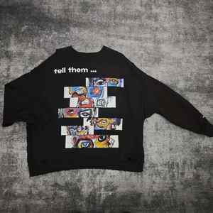 Sudadera Deportiva de Algodón Personalizada de Alta Calidad, Sudadera Extra Grande con Estampado Desgastado de Lujo para Hombre, Venta al por Mayor - Product Image 6