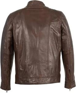 Nouvelle veste en cuir pour hommes de haute qualité de qualité supérieure veste bouffante coupe-vent de marque élégante pour l'automne hiver taille XL - Product Image 4