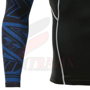 Spandex Sublimado MMA Rash Guard Digital Impreso Rush Guard Traje de baño de manga larga Rash Guard - Product Image 5