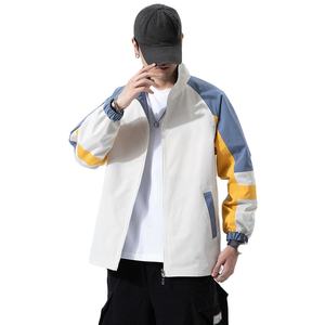 2025 vestes en toile matelassée personnalisées en gros style de baseball recadrée avec col bleu pour enfants veste pour hommes - Product Image 4