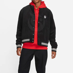 Nouvelle veste de baseball pour hommes à la mode Design unique avec col montant de qualité Superbe pour la saison d'hiver en vente - Product Image 5