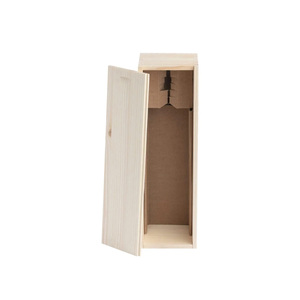 Hộp gỗ với ngăn các tông cho 1 Chai 750 ml tiêu chuẩn. Kích thước nội bộ: 33.9x9.5x9.5 - Product Image 3