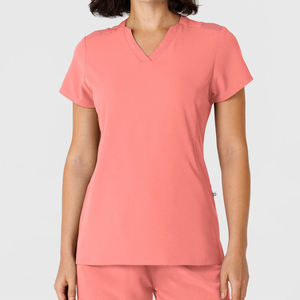 Uniformes hospitalarios con cuello en V, ropa de trabajo flexible, suave y profesional, ropa de protección ligera y duradera - Product Image 2