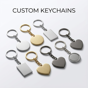 <span class=keywords><strong>Portachiavi</strong></span> in Metallo Personalizzabile - Rotondo/Rettangolare/Qualsiasi Forma, Stampa e Incisione Laser/UV di Testo, Logo, Slogan per Regali e Souvenir - Product Image 3