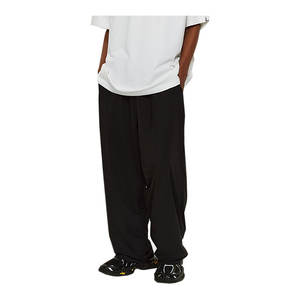 Pantalon en tissu polaire anti-rides pour homme, coupe ample, taille moyenne élastique et coupe droite, pour salle de sport ou tenue décontractée, vente en gros - Product Image 5