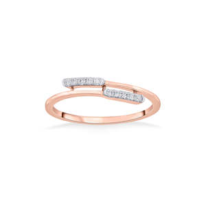 แหวนเพชรคู่แบบลำลอง อดิรา ทวิน - Product Image 3