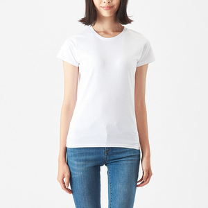 Women's Crocheted Short Sleeve <b>T</b>-<b>Shirt</b> <b>Cute</b> Round-Neck Cotton Blank Slim Fit with Embroidered Decoration 3D Patterned - Product Image 1