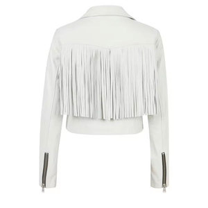 Chaquetas de Cuero de Moda para Mujer, Estilo Clásico 2025, Chaquetas de Cuero de Oveja Auténtico para Mujer - Product Image 5