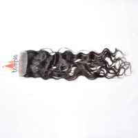 Extensions de Cheveux Humains de Qualité Supérieure, Cheveux Indiens Bruts, 100% Remy, Bundles Raides avec Closure 5*5, Provenant d'un Donneur Unique, Cuticules Alignées, Fabriquées à la Machine