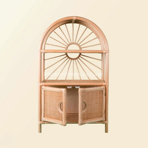 Le plus beau design du meuble de rangement pour enfants en rotin à 2 niveaux avec tiroirs, sain et robuste - Product Image 1