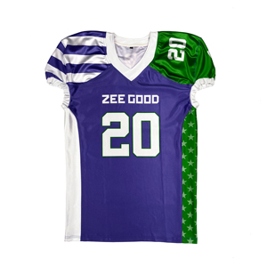 เสื้อฟุตบอลอเมริกันแบบกำหนดเองปี 2026 ดีไซน์ทันสมัย ปรับแต่งได้เต็มที่ ปักลายอย่างประณีต แขนสั้น ชุดยูนิฟอร์มแบบซับลิเมชั่น - Product Image 1