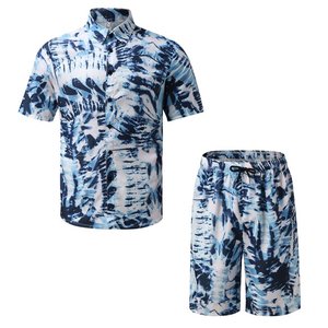 ONIKS IMPEX-Conjunto de Pantalones Cortos Hawaianos Personalizados para Hombre, Traje de Playa con Botones, 2 Piezas - Product Image 2