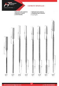 Spatule dentaire de mélange de ciment en instrument dentaire en acier inoxydable de haute qualité par des outils humains pakistan - Product Image 5