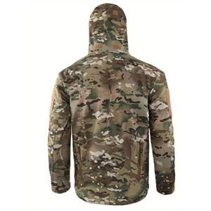 Meilleur uniforme tactique camouflage hiver chaud polaire doublé veste zippée et pantalon multi-poches entraînement en plein air équipement sur mesure - Product Image 4