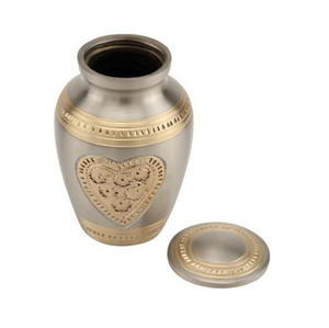 Handmade Brass Pet Cremation Urns Funeral Urns For Cat and <b>Dog</b> Ashes Burial Urns - Product Image 1