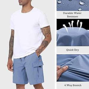 Pantalones cortos Cargo informales para hombre, pantalones cortos Cargo de secado rápido para verano, deportes al aire libre, transpirables, con bolsillos y cintura media, para hombre, de Dress Sports - Product Image 4