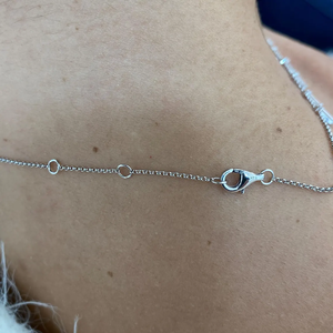 Vendedor caliente corte redondo IGI certificado VVS laboratorio cultivado diamante 14K collar de oro sólido joyería fina de lujo de moda para mujer DE LA India - Product Image 6