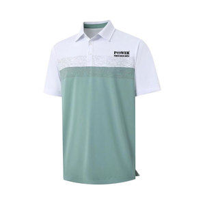 ชุดลำลองสำหรับผู้ชายเสื้อยืดโปโลสำหรับ180gsm โพลีเอสเตอร์พิมพ์โลโก้แบบกำหนดเอง - Product Image 4