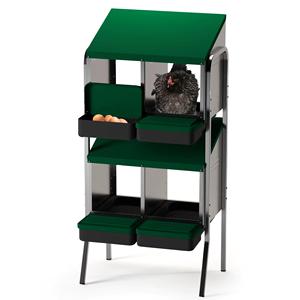 Nido de Acero Galvanizado de Alta Calidad MG02D-L: Recolección de <span class=keywords><strong>Huevos</strong></span> sin Complicaciones, <span class=keywords><strong>Gallinas</strong></span> <span class=keywords><strong>Felices</strong></span> - Product Image 1