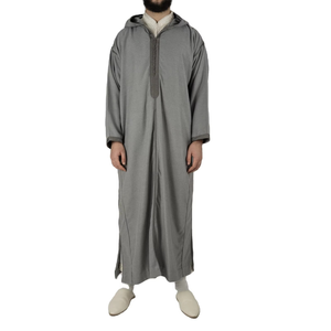 Vente chaude, haute qualité, respirant, confortable, 2025, nouveau, vente en gros, vêtements islamiques modestes pour hommes, thobes, taille adulte - Product Image 5