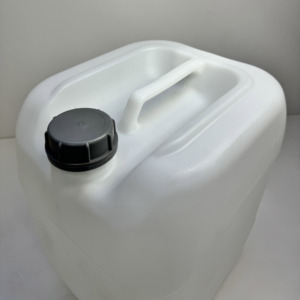 Tonneau en <span class=keywords><strong>plastique</strong></span> 30L Jerrycan carré blanc HDPE Tambour chimique de 30 litres avec couvercle et poignée Moulage par soufflage 30 kg Conteneur seau - Product Image 3