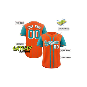 T-shirts pour hommes de fans en ligne bon marché en gros uniforme de baseball personnalisé pour la course - Product Image 4