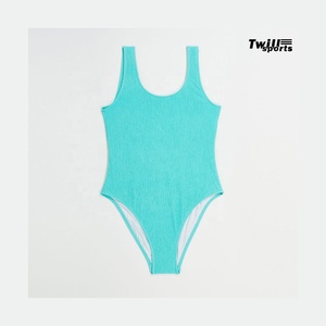 2025 Women's Unique <b>Bikini</b> Swimwear Customizable Tank Bra Scoop Neckline Cotton/Bamboo Breathable Low MOQ Wholesale Front Logo - Product Image 2