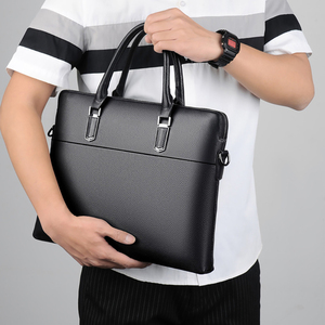 Premium Genuine Leather <b>Laptop</b> Sleeve Bags Business <b>Handbag</b> Waterproof Eco-Friendly High Quality Organizational Pockets - Product Image 5