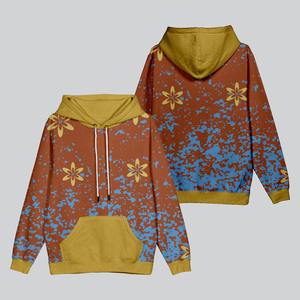 Sudaderas con capucha informales de talla grande para mujer, Jersey de invierno y otoño, sudadera con patrón sólido, logotipo personalizado, sublimación, longitud corta - Product Image 1