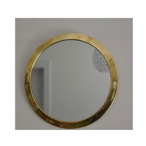 Gương đồng thau thủ công cổ điển với khung cổ để trang trí tường phòng khách phòng ngủ đền mandir và nội thất - Product Image 5