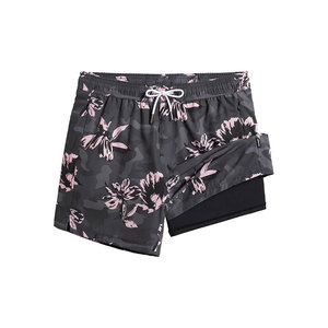 Vêtements de fitness double couche en polyester de haute qualité à séchage rapide pour été, avec logo personnalisé, shorts en maille personnalisés pour hommes - Product Image 6