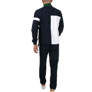 New Windbreaker Retro Color Block Sportswear Se Outfit Jacket Sweatpants Custom Logo Printed 100% Cotton Windbreaker Tracksuits - Product Image 2
