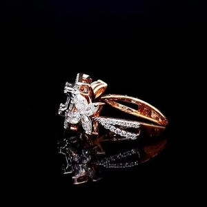 Zircon Diamond Moissanite Wedding Fine Fashion Rose Gold Anillos casuales para damas para cualquier ocasión - Product Image 6