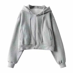 เสื้อมีฮู้ดโอเวอร์ไซส์สำหรับผู้หญิงผ้าฟลีซหนาแขนยาวผ้าฟลีซไม่มีซิปมีฮู้ดผ้าฝ้าย/โพลีเอสเตอร์2025 - Product Image 5