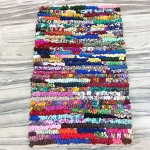 Alfombra de área Chindi de algodón reciclado de estilo moderno ecológico más vendida, pila alta para sala de estar, algodón reciclado - Product Image 1