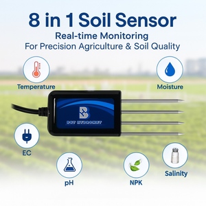Analyseur de sol intelligent RS485 8 en 1, sonde pour la température/l'humidité/CE/<span class=keywords><strong>pH</strong></span>/NPK/la salinité pour l'agriculture, les serres, la recherche - Product Image 3