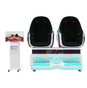 Máquina de Realidad Virtual 9D con Silla VR y Gafas 3D, Tipo Egg, 2 Plazas, Enchufe Estadounidense, para Mayores de 3 Años - Product Image 1