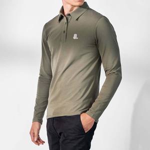 Camiseta Informal para Hombre, Transpirable, de Fibra de Bambú, con Dos Botones, Estampado Personalizado, Tejido Jersey - Product Image 2