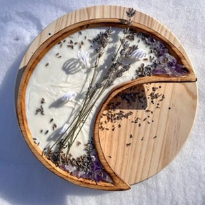 Portavelas de cuenco de masa de madera de acacia de alta calidad para el hogar y decoración navideña hecha a mano en Vietnam - Product Image 3