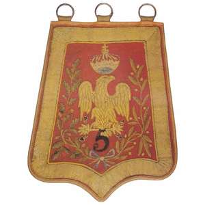 The 14th King Hussares SABECTACHE 1861-1902 BOLSO DE CUERO BORDADO A MANO LANA CLOTGH French Sabretache - Product Image 4