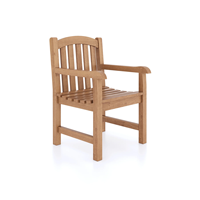 Ensemble de salle à manger d'extérieur moderne et confortable de qualité supérieure, table et chaises en teck durable pour 10 personnes, idéal pour patio, villa, restaurant