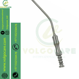 Cánula de succión Frazier y tubo de succión mastoideo en ángulo Punta de succión de 7 pulgadas y 18cm para ENT Neuro General Gynae - Product Image 3