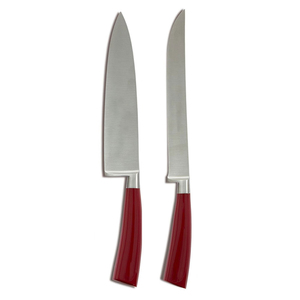 Ensemble de couteaux de chef en acier damas fait main en acier inoxydable à haute teneur en carbone avec un design de lame antirouille et tranchante pour une découpe de précision - Product Image 4