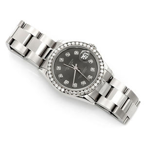 Reloj de Cuarzo de Acero Inoxidable con Moissanita VVS de Alta Calidad, Marca Personalizada OEM, Esfera de Cristal Iceout, Estilo Hip Hop de Moda - Product Image 3