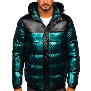 Vêtements d'hiver pour hommes de qualité supérieure, nouvelle mode, vente en gros, vestes matelassées en duvet pour hommes, manches longues personnalisées, vestes matelassées pour hommes - Product Image 4