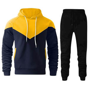 Chándal de 2 piezas para hombre, chándal de manga larga, trajes deportivos informales, chándal con capucha y cremallera completa, chándal transpirable - Product Image 4