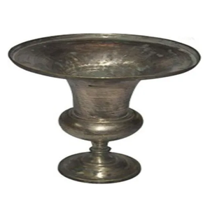 Bol à cracher vintage en laiton pur avec finition nickelée pour la décoration, article décoratif arabe de haute qualité - Product Image 2