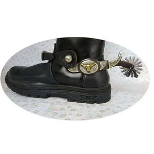 Espuelas de equitación Premium Espuelas de bota duraderas de acero inoxidable Equipo ecuestre personalizable - Product Image 4